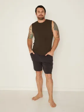 Bamboo Men's Tank Singlet - Cocoa