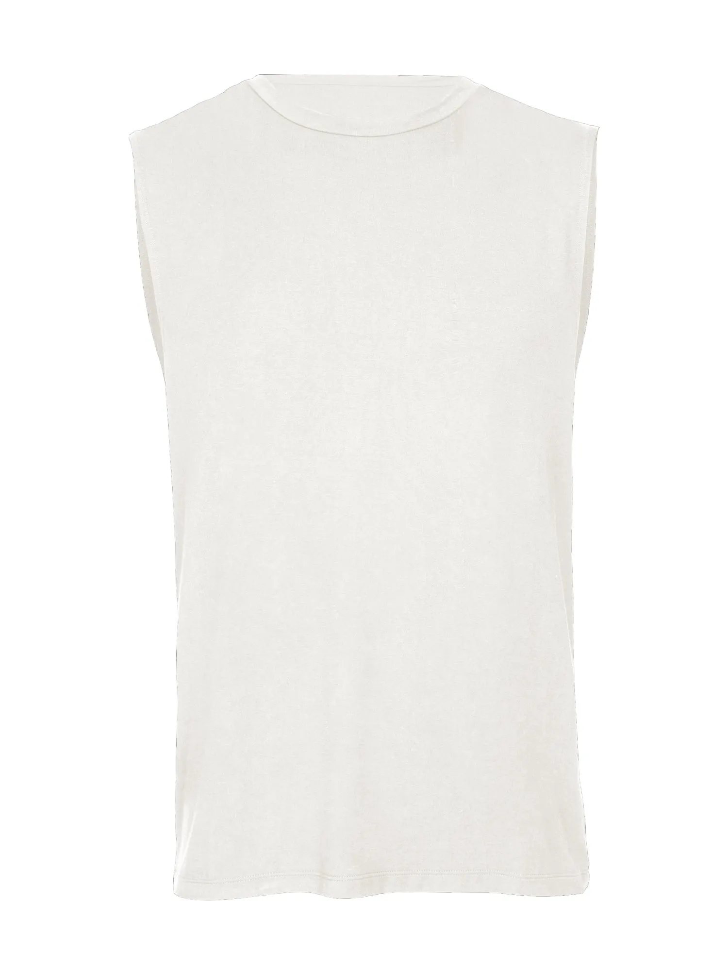 Bamboo Men's Tank Singlet - Cream