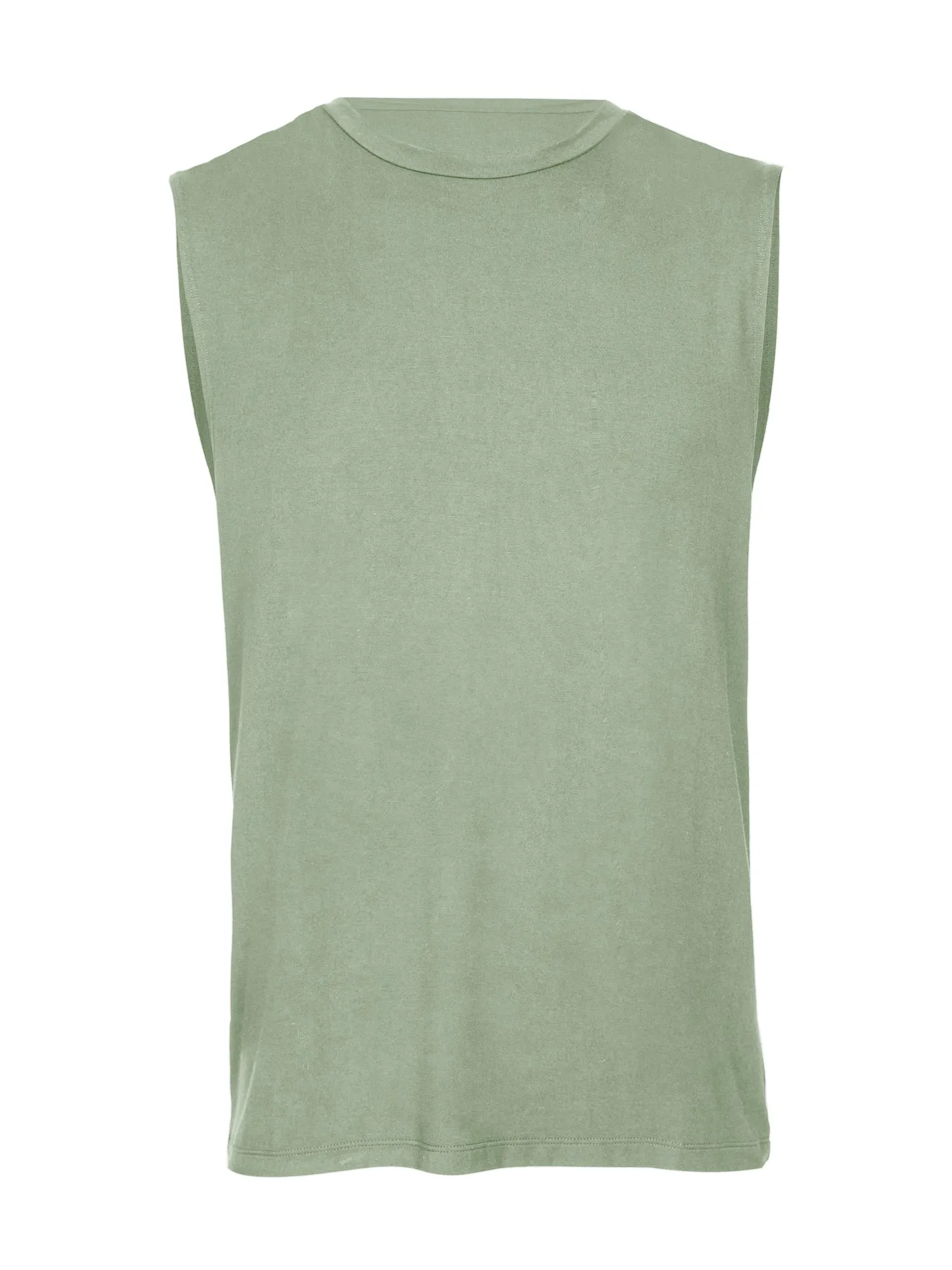 Bamboo Men's Tank Singlet - Eucalyptus