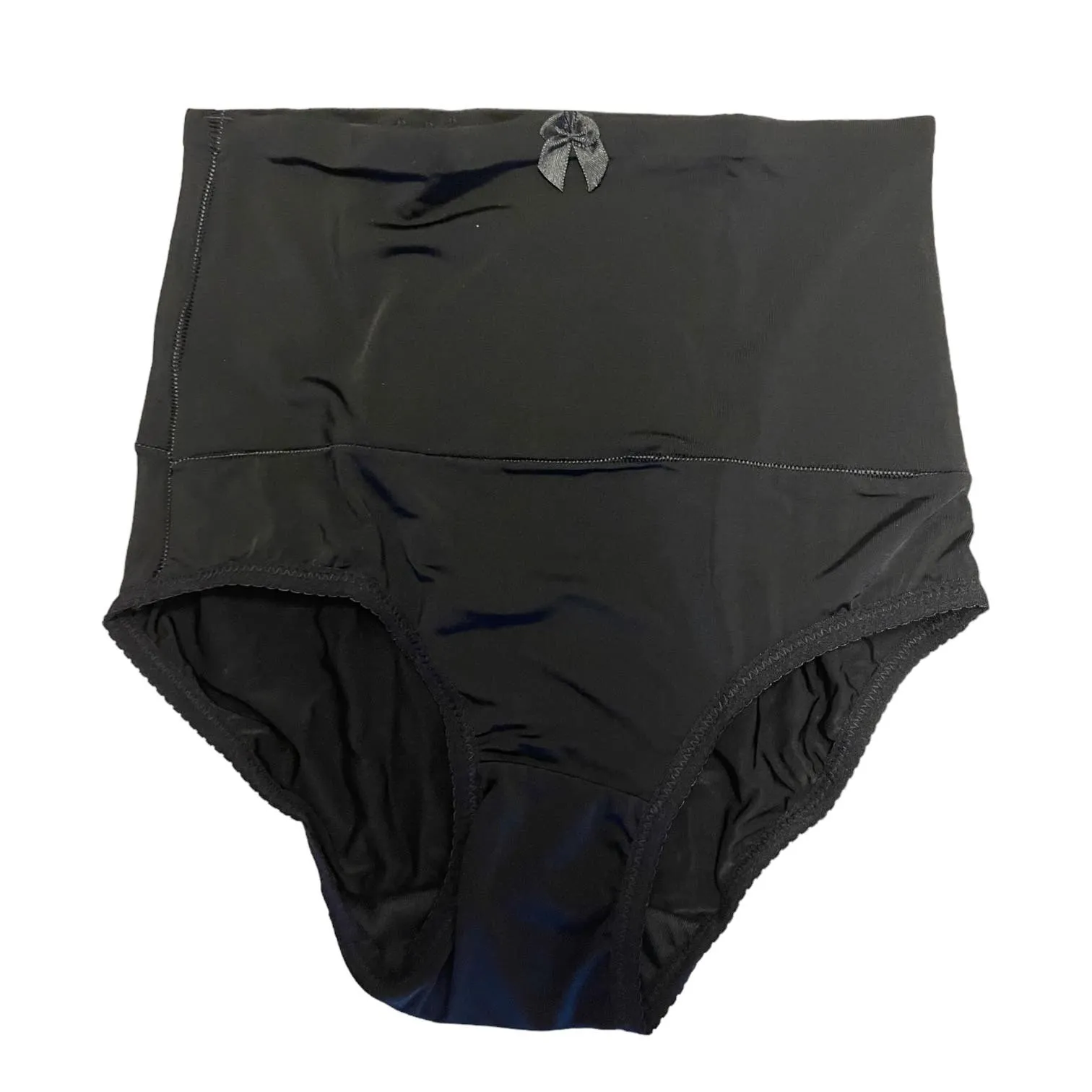 Small Size Carol Wior Tummy Control Belly Band Underwear in Sleek Black