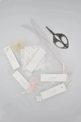Choose your own tulle/lace/edging swatch samples