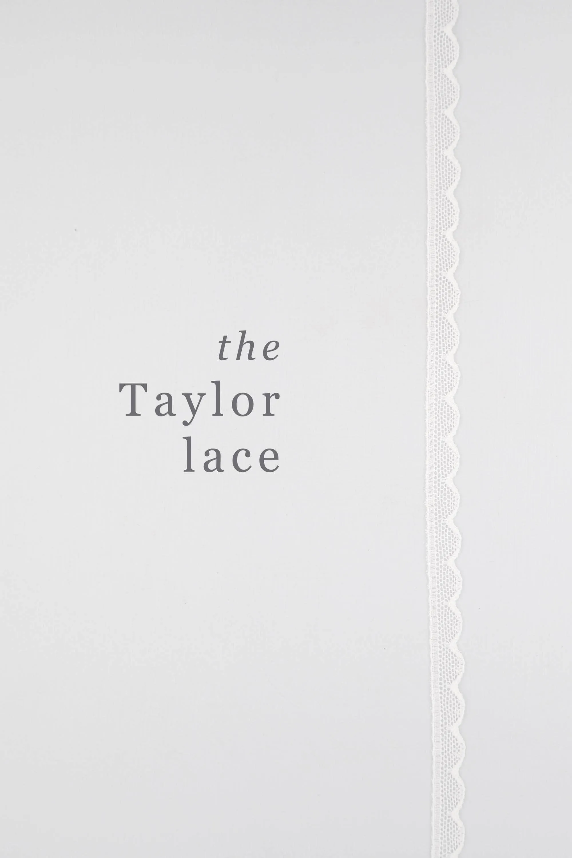 Choose your own tulle/lace/edging swatch samples