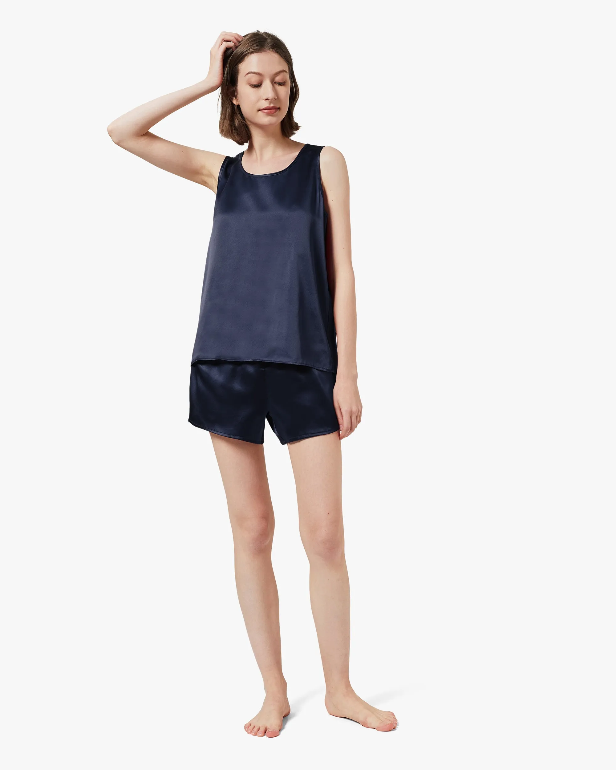 Clearance Relaxed Silk Short Pajamas