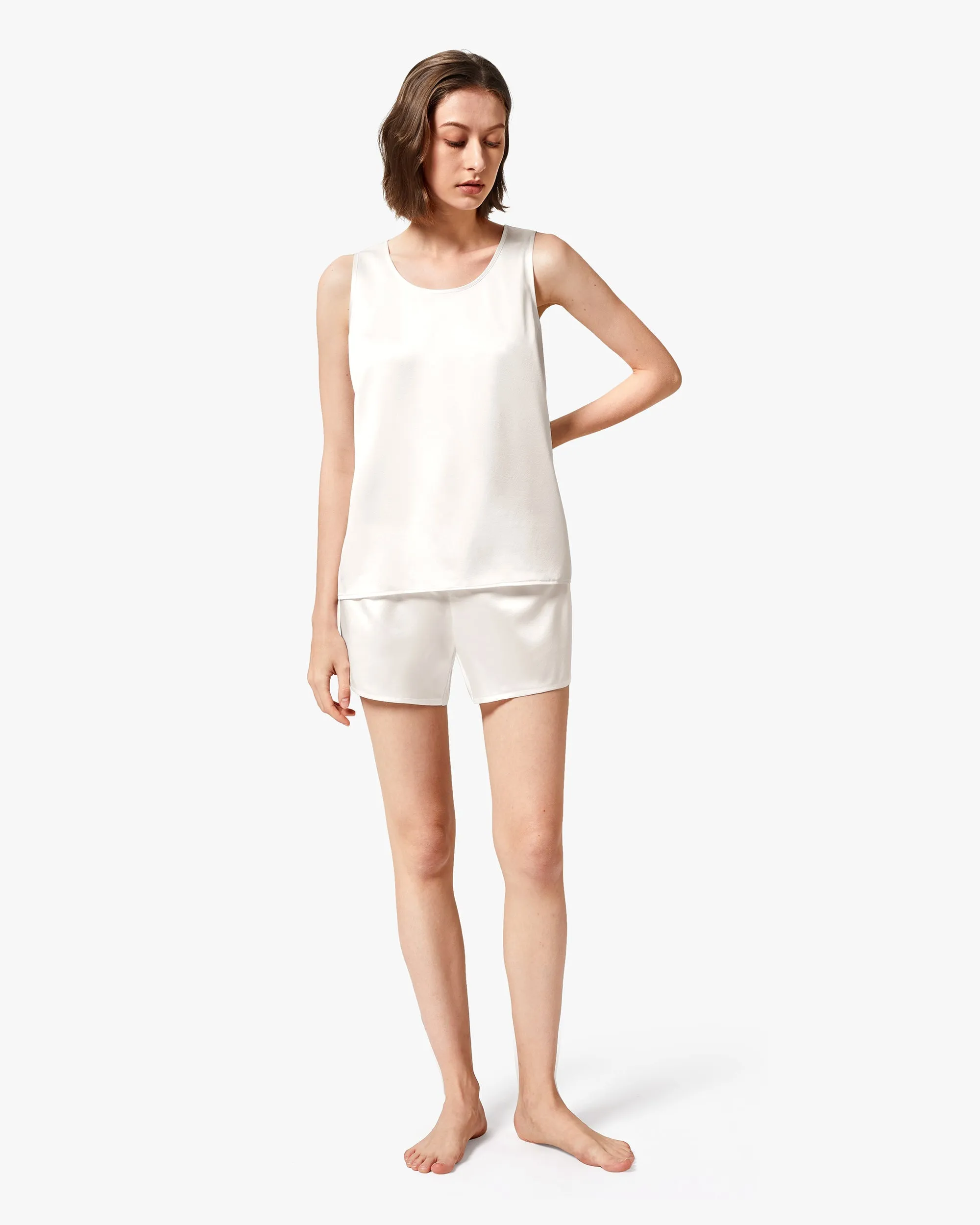 Clearance Relaxed Silk Short Pajamas