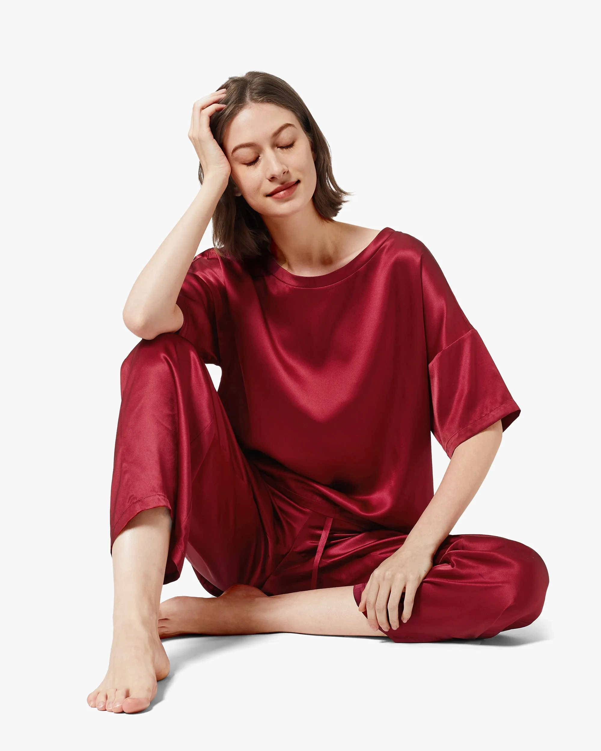 Clearance Sunday Morning Silk Pajamas