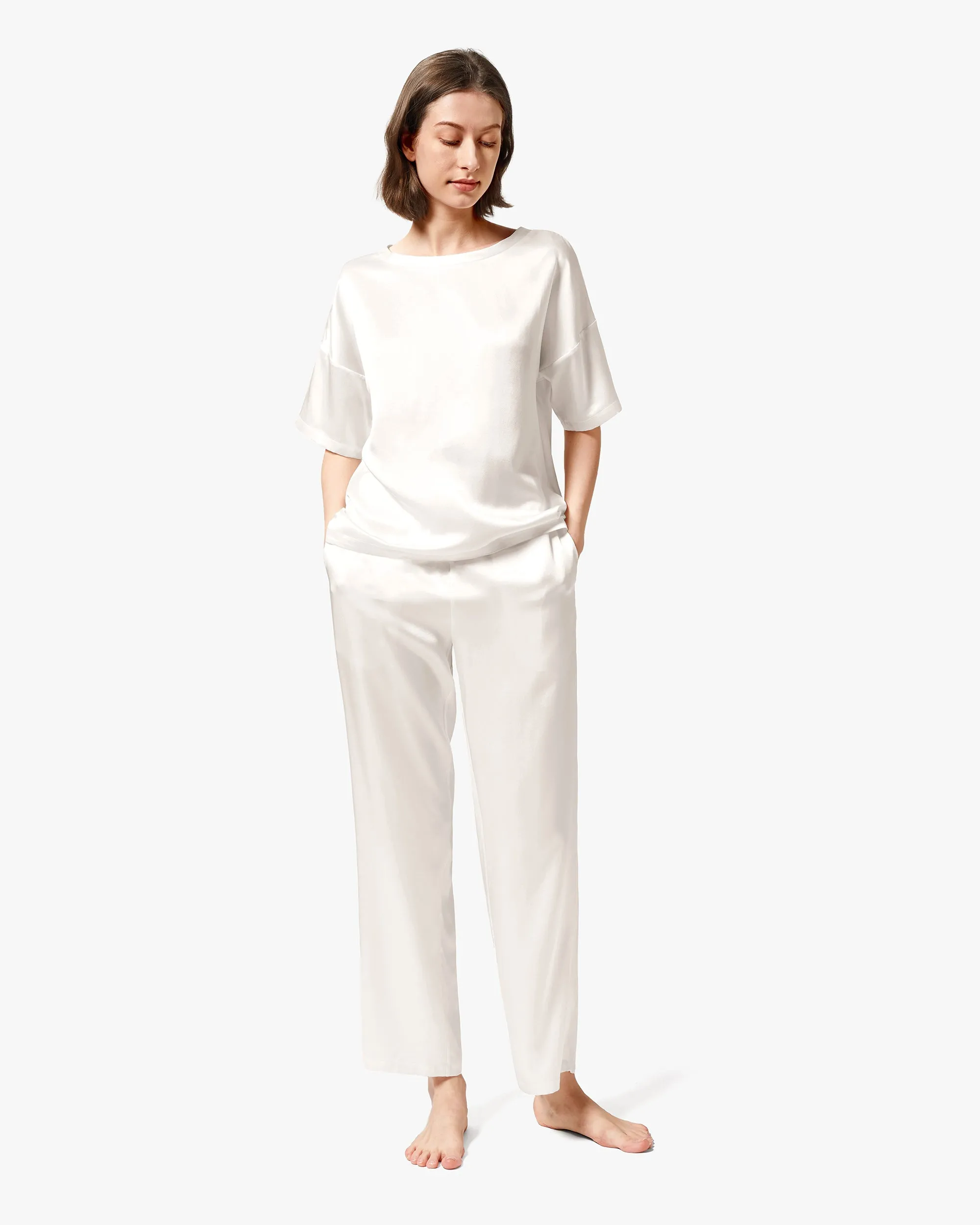 Clearance Sunday Morning Silk Pajamas