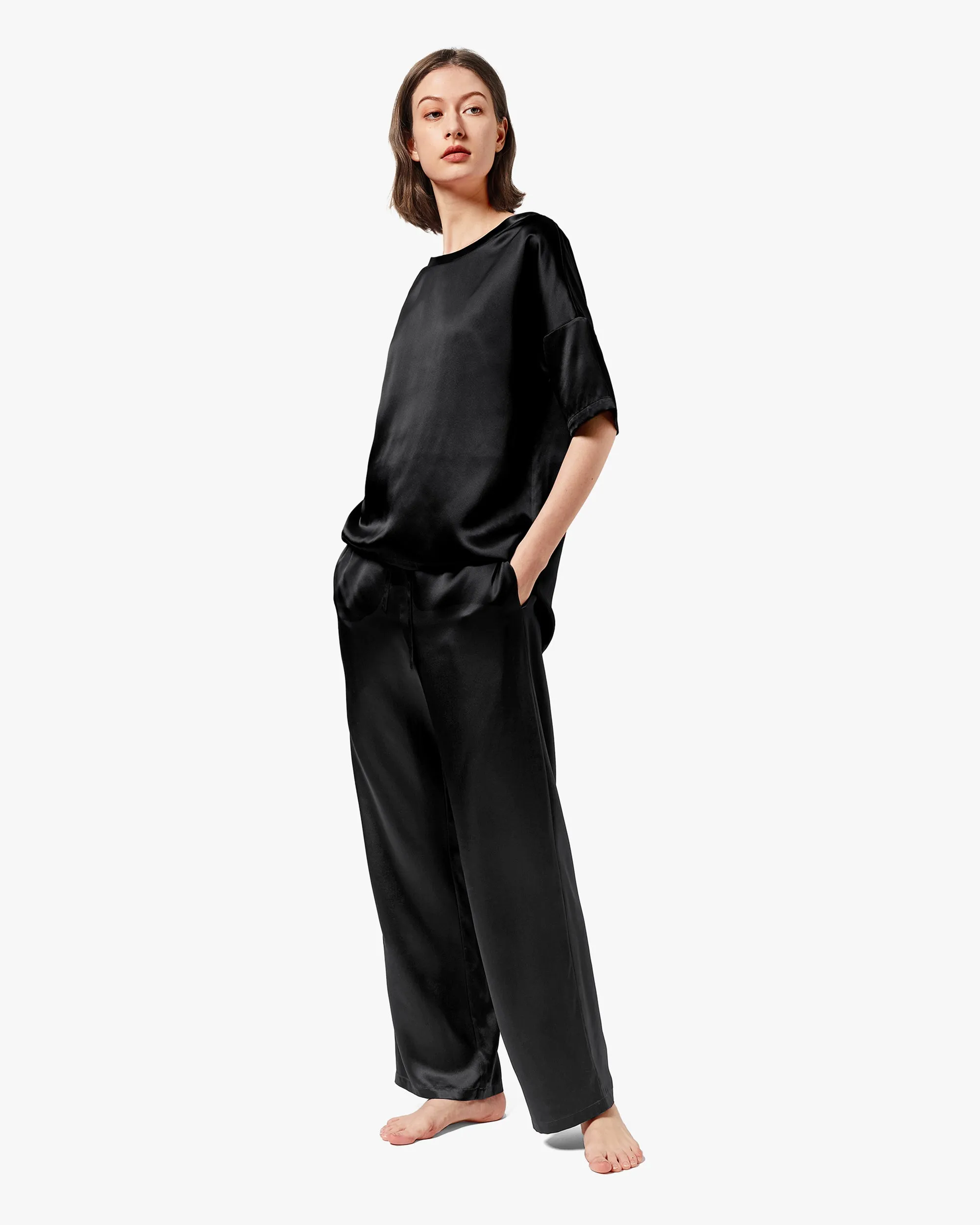 Clearance Sunday Morning Silk Pajamas