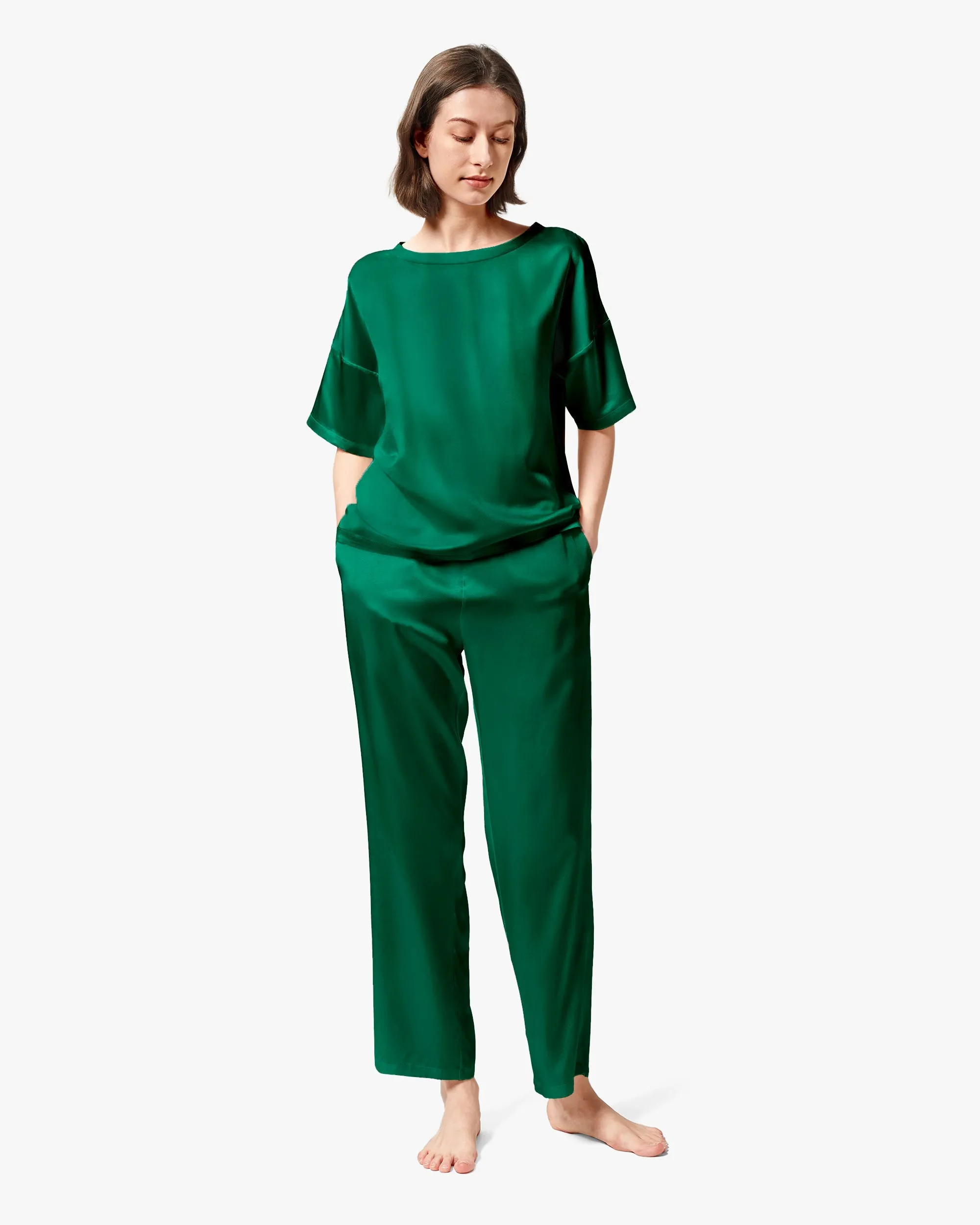 Clearance Sunday Morning Silk Pajamas