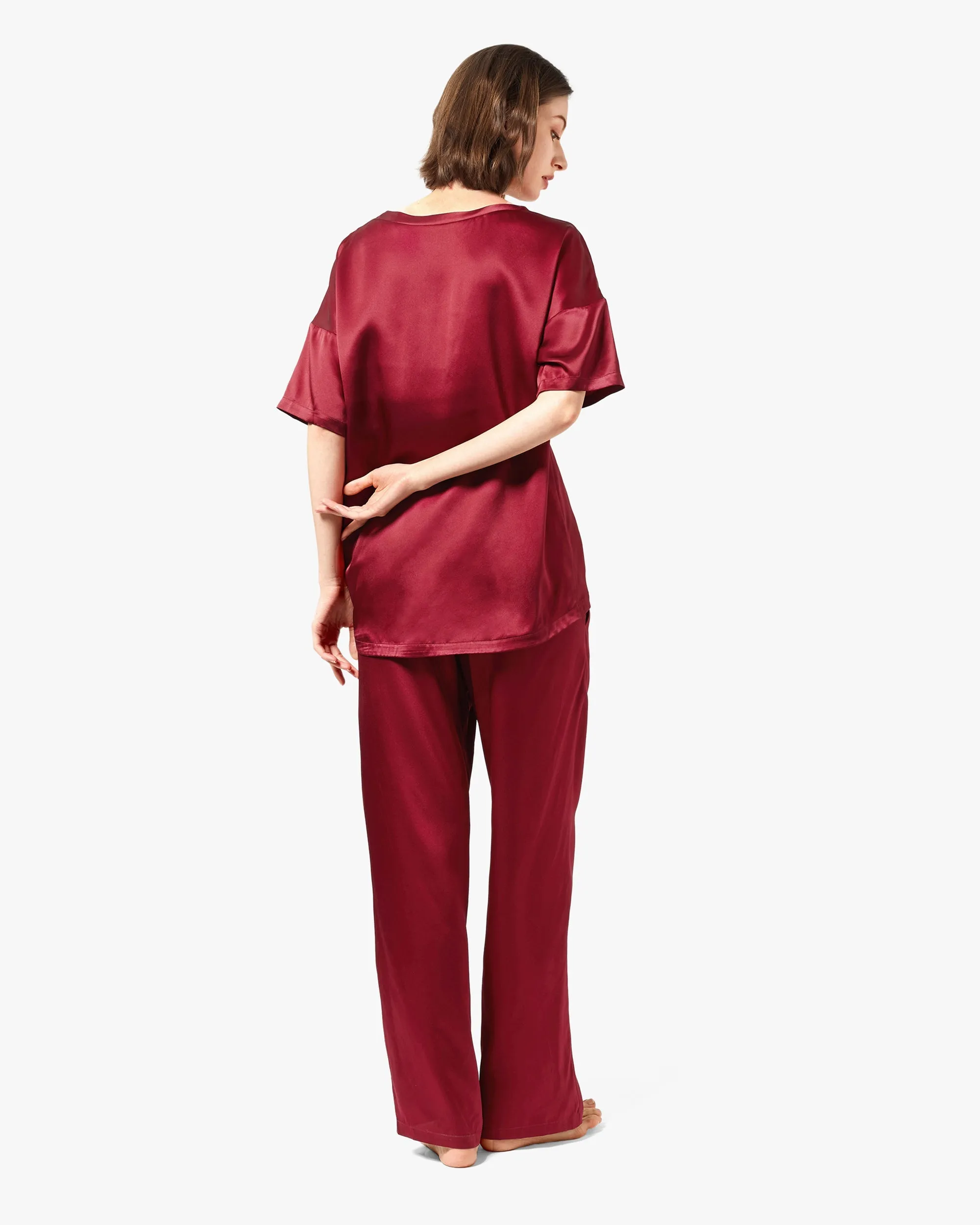 Clearance Sunday Morning Silk Pajamas