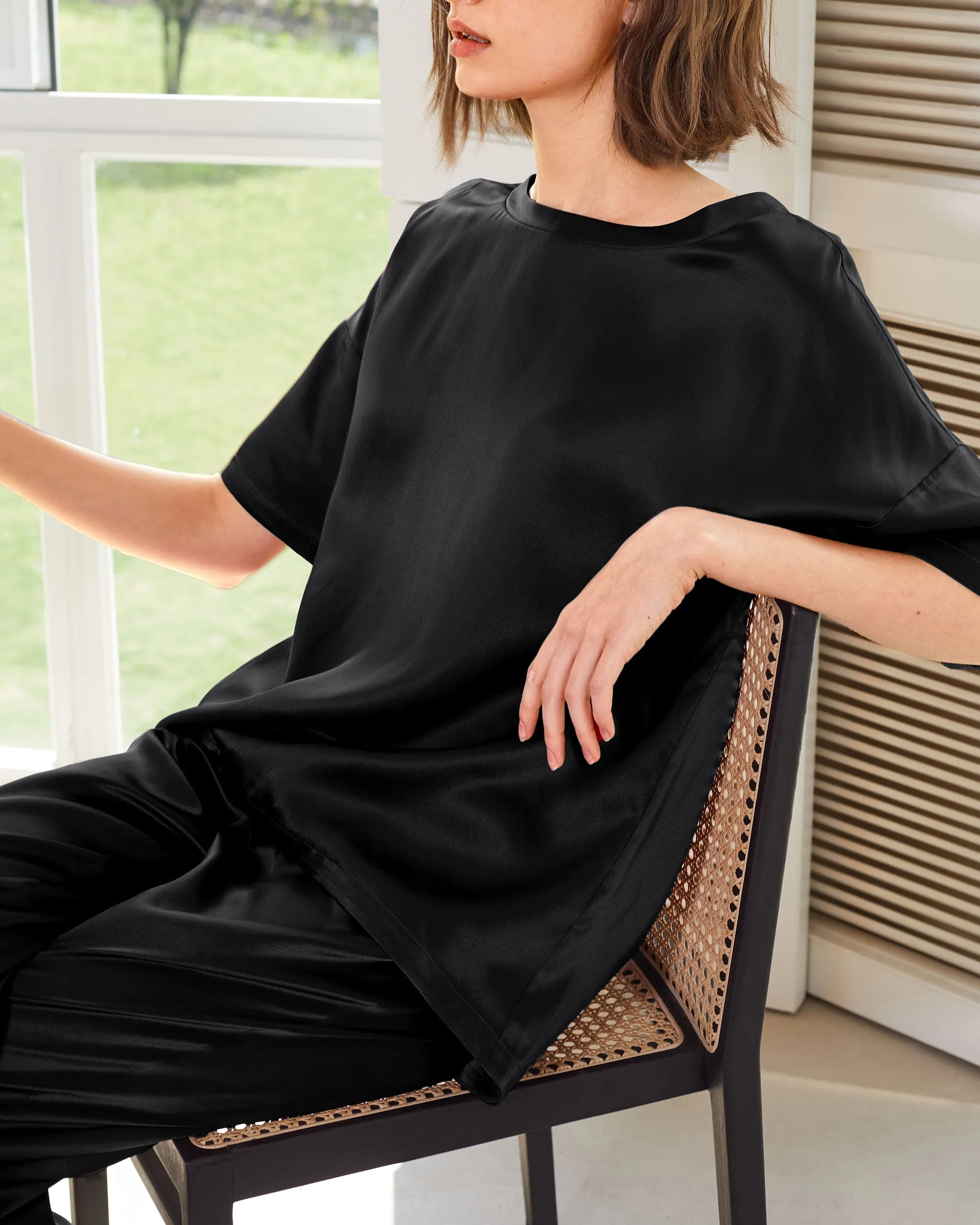 Clearance Sunday Morning Silk Pajamas