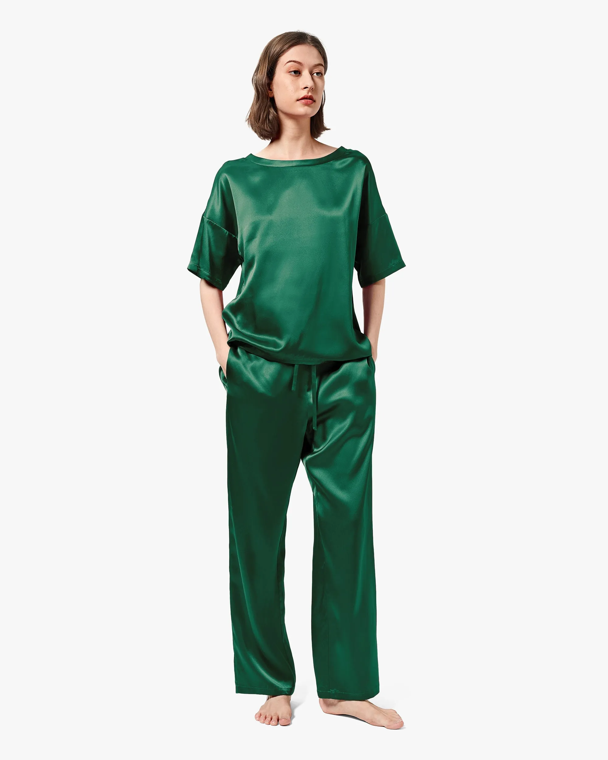Clearance Sunday Morning Silk Pajamas