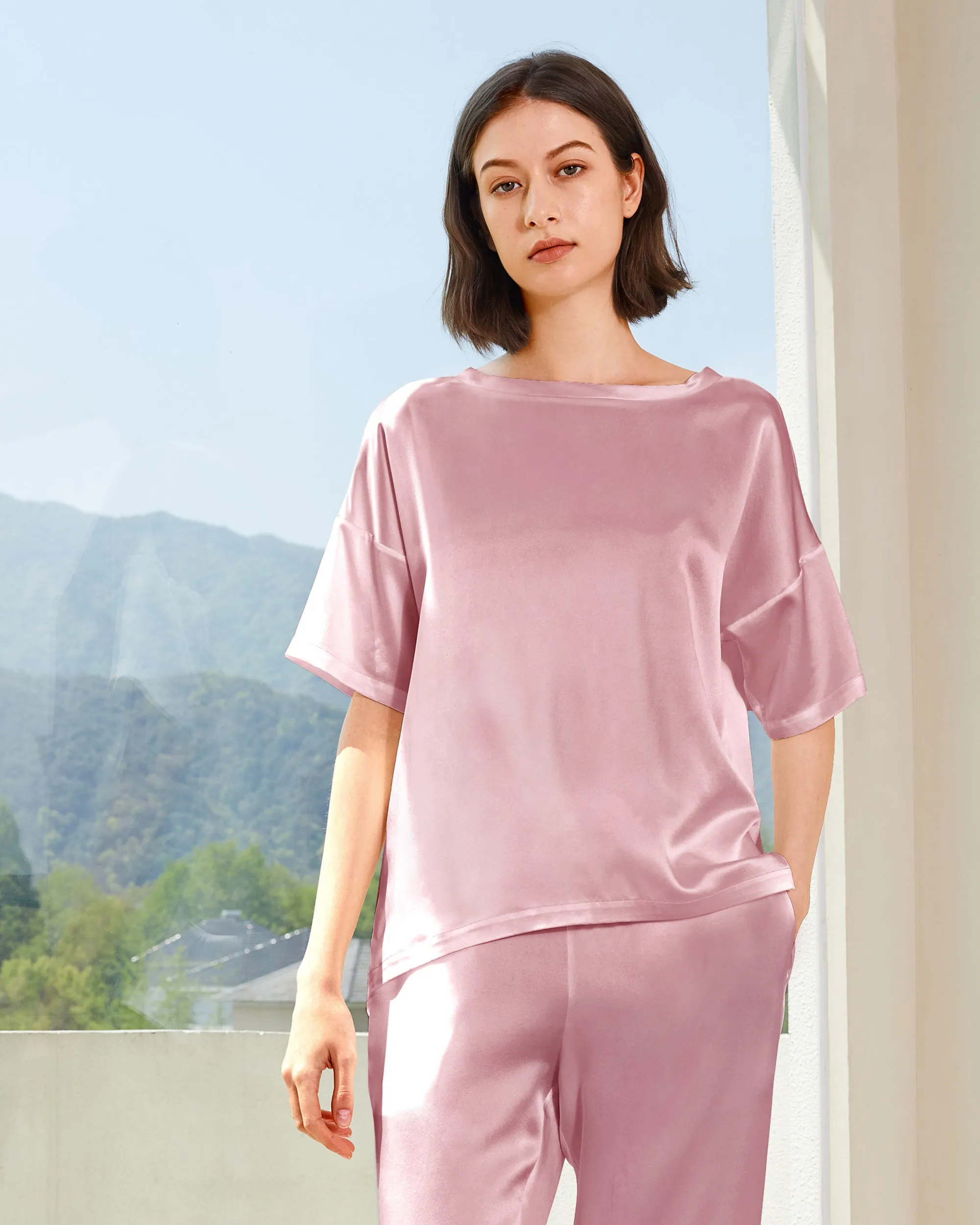 Clearance Sunday Morning Silk Pajamas