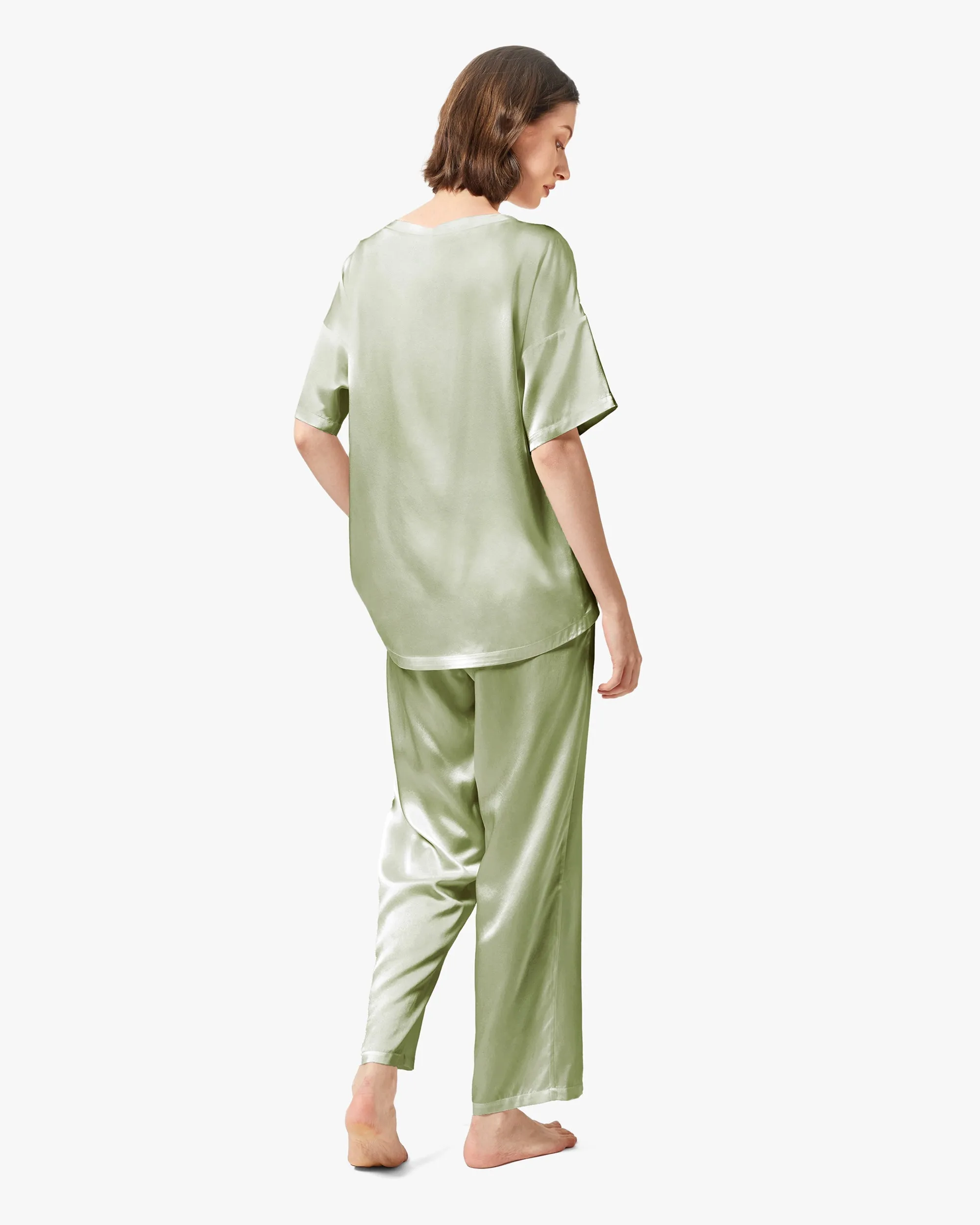 Clearance Sunday Morning Silk Pajamas