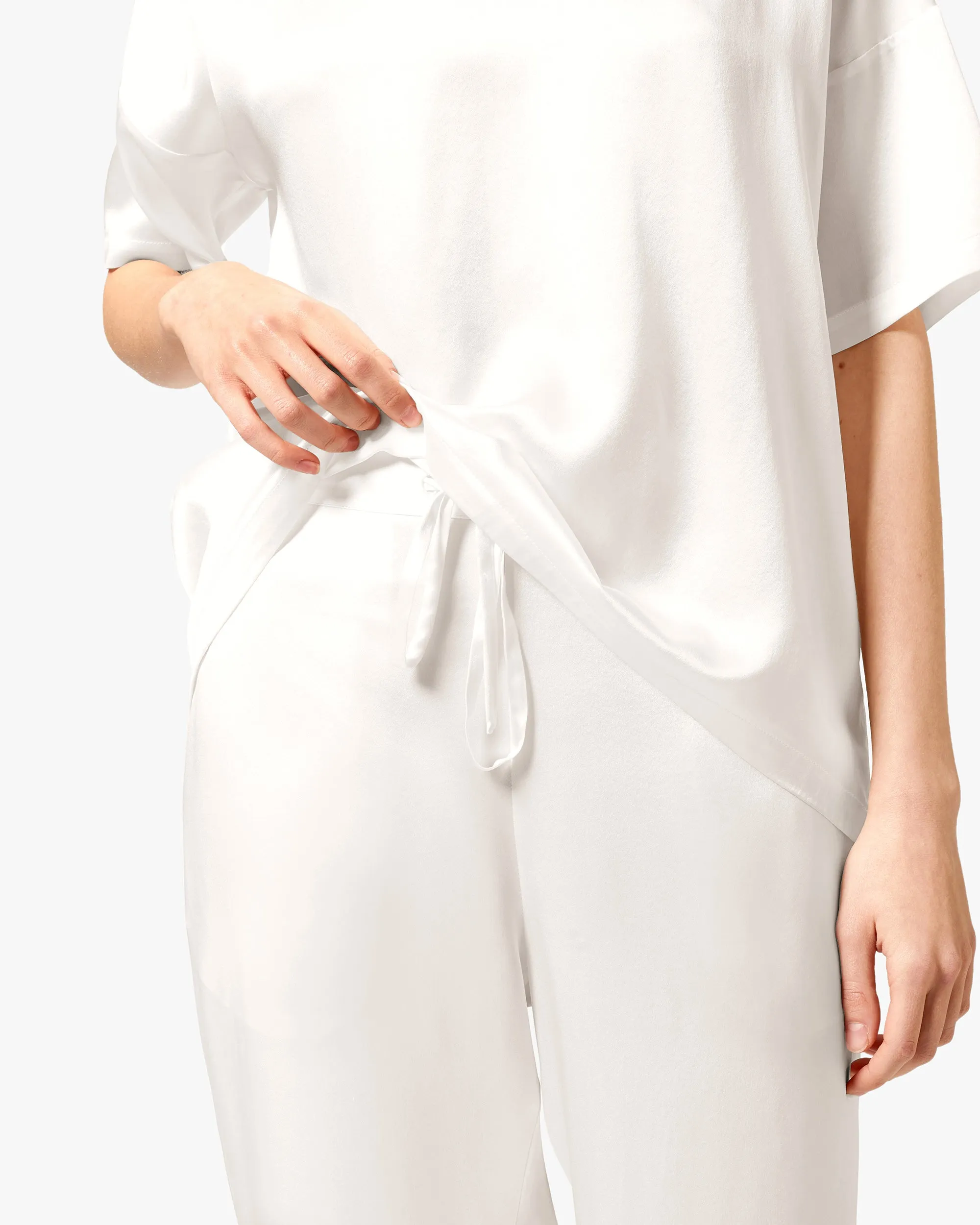 Clearance Sunday Morning Silk Pajamas