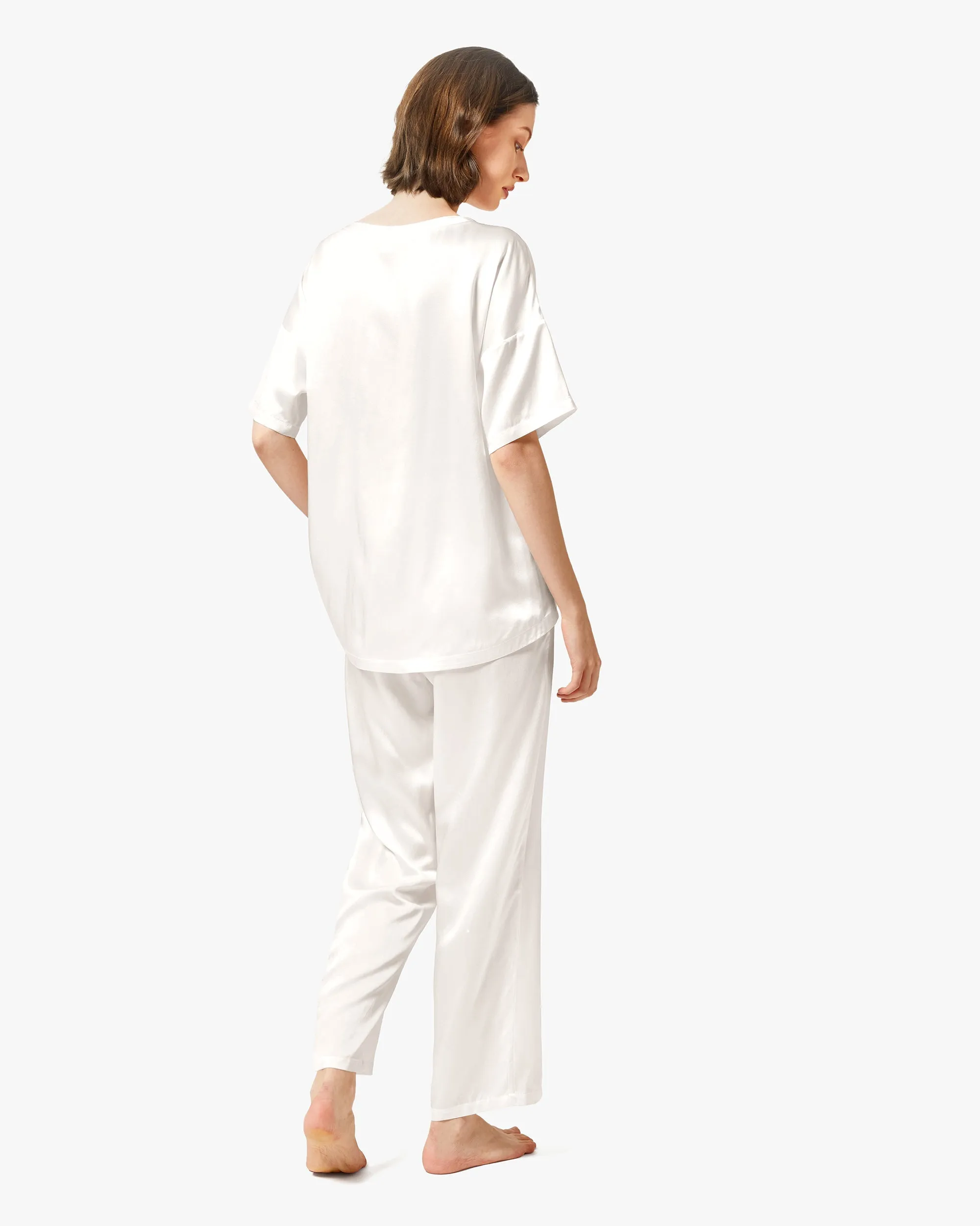 Clearance Sunday Morning Silk Pajamas