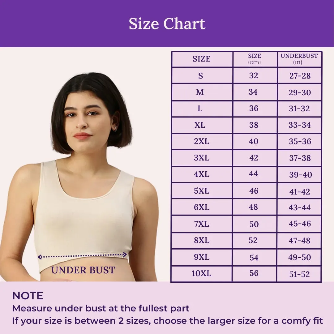Cotton Maternity Bra | Soft Firm Elastic | No Metal Parts