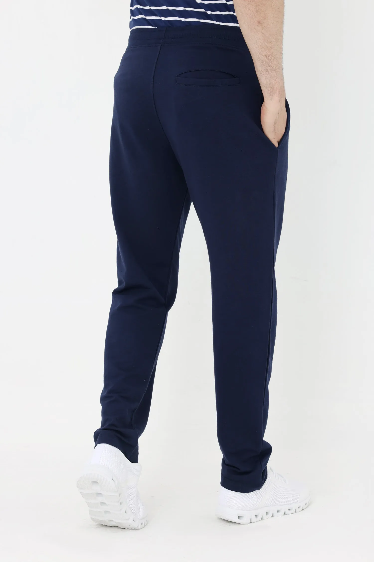 COTTON PAJAMAS-NAVY