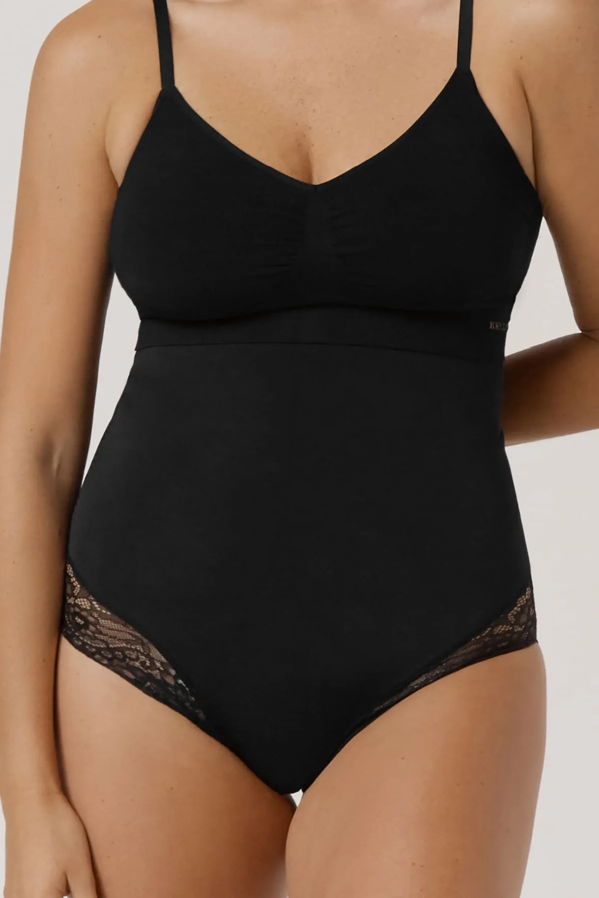 Curve Control Ultimate Shapewear Panty with Lace - No Returns