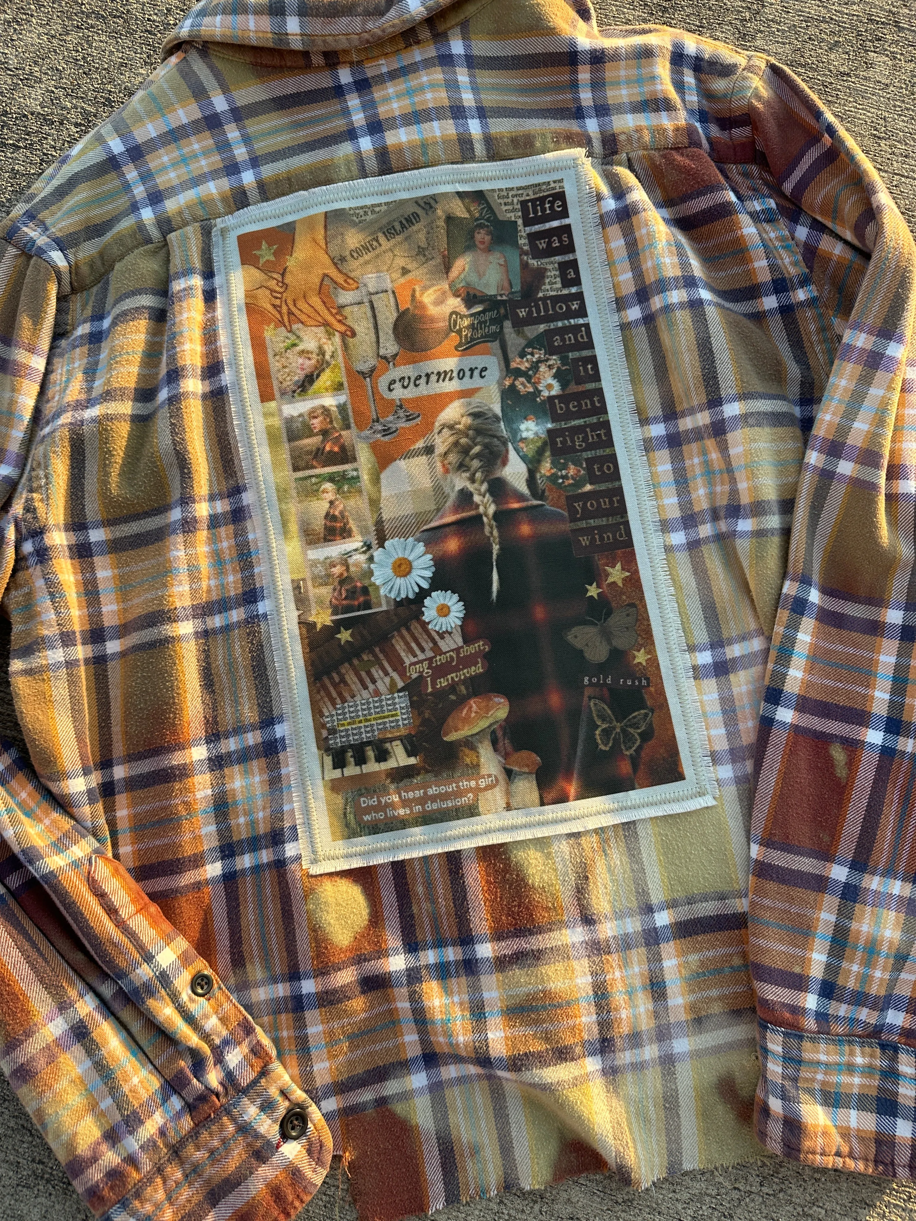 Evermore Grunge Flannel - L