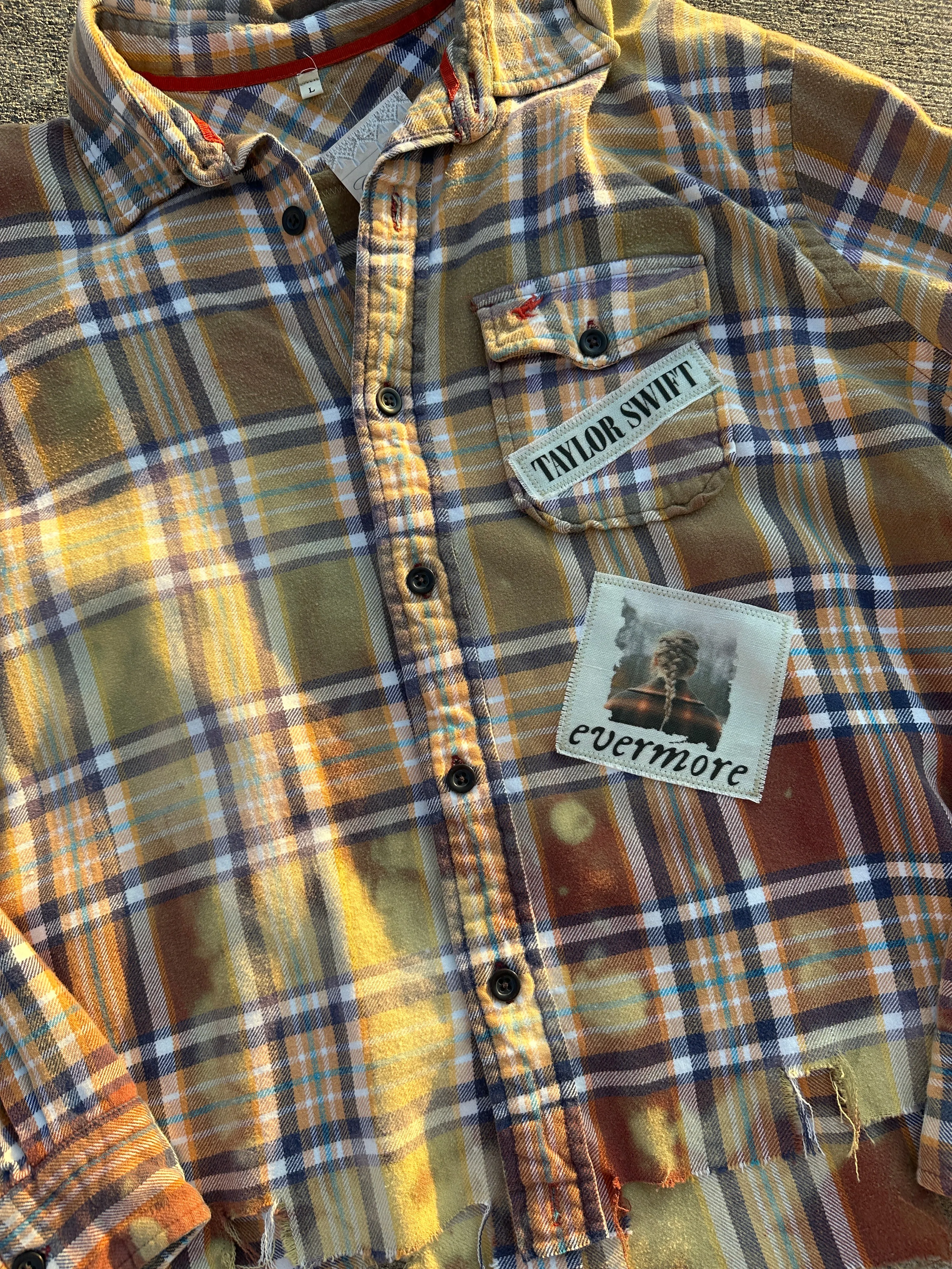 Evermore Grunge Flannel - L