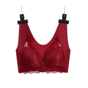 Fashion Maternity Strap Bracelet Lace Up Bra 36743