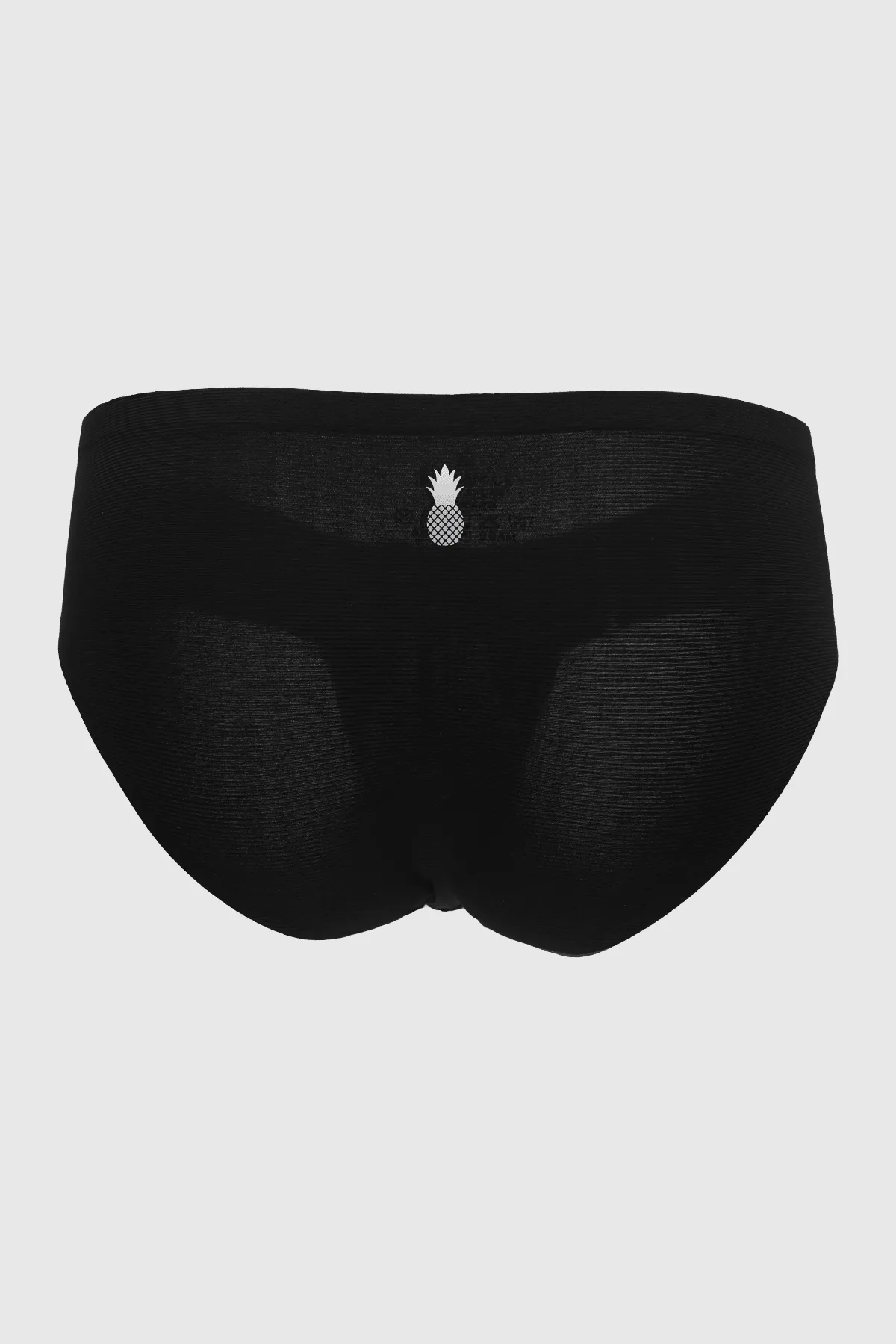 Feelin' Sultry Seamless Briefs with Bulge Pouch - Midnight Black