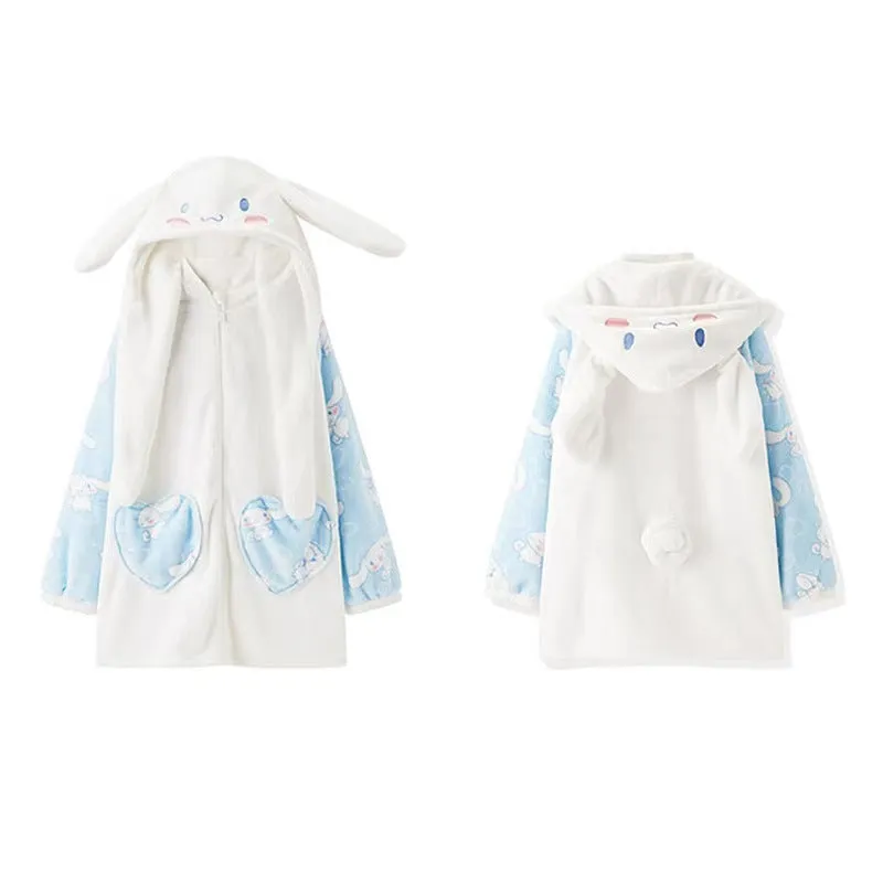 Kawaii Cinnamoroll Inspired button front Pajama set