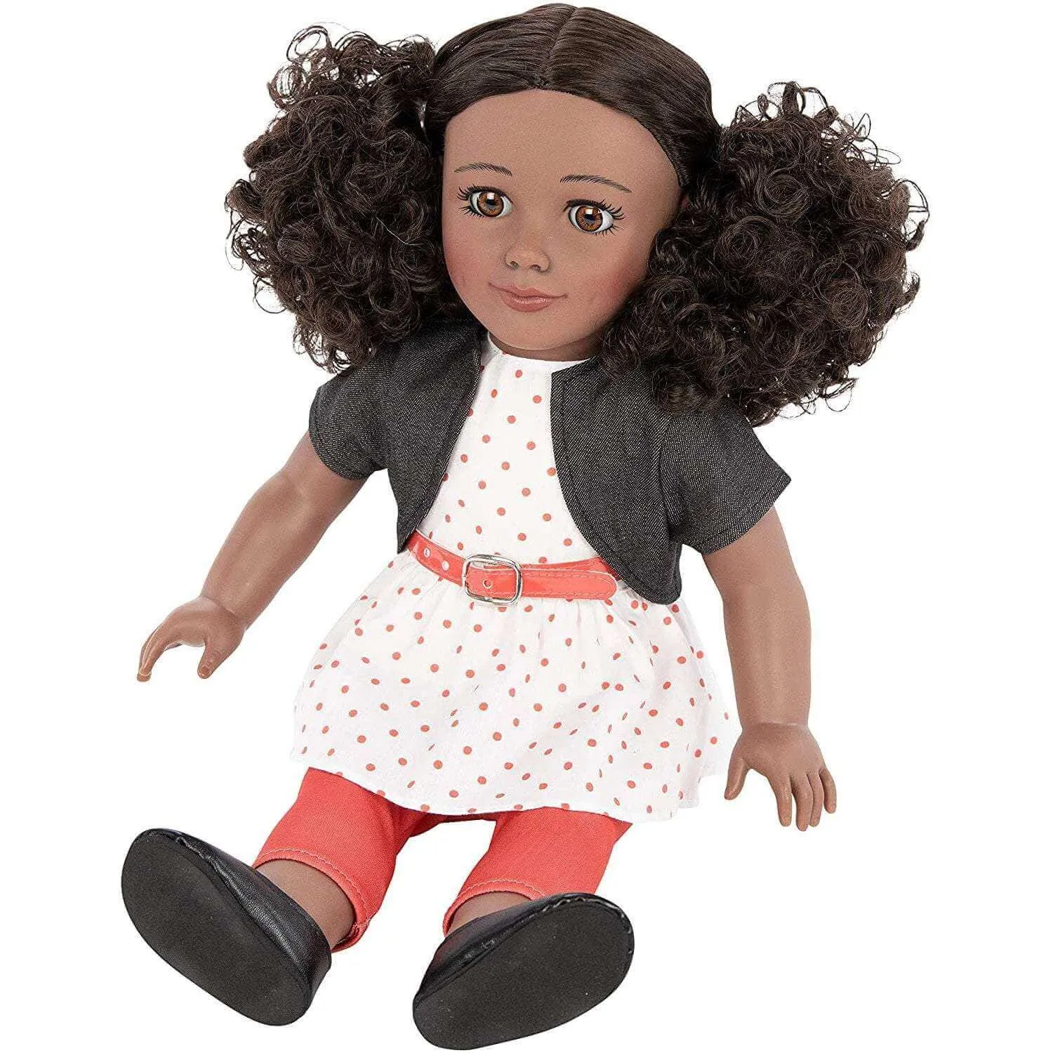 Kaylie - 18in Doll with Carrying Case, Doll Outfit, and Pajamas