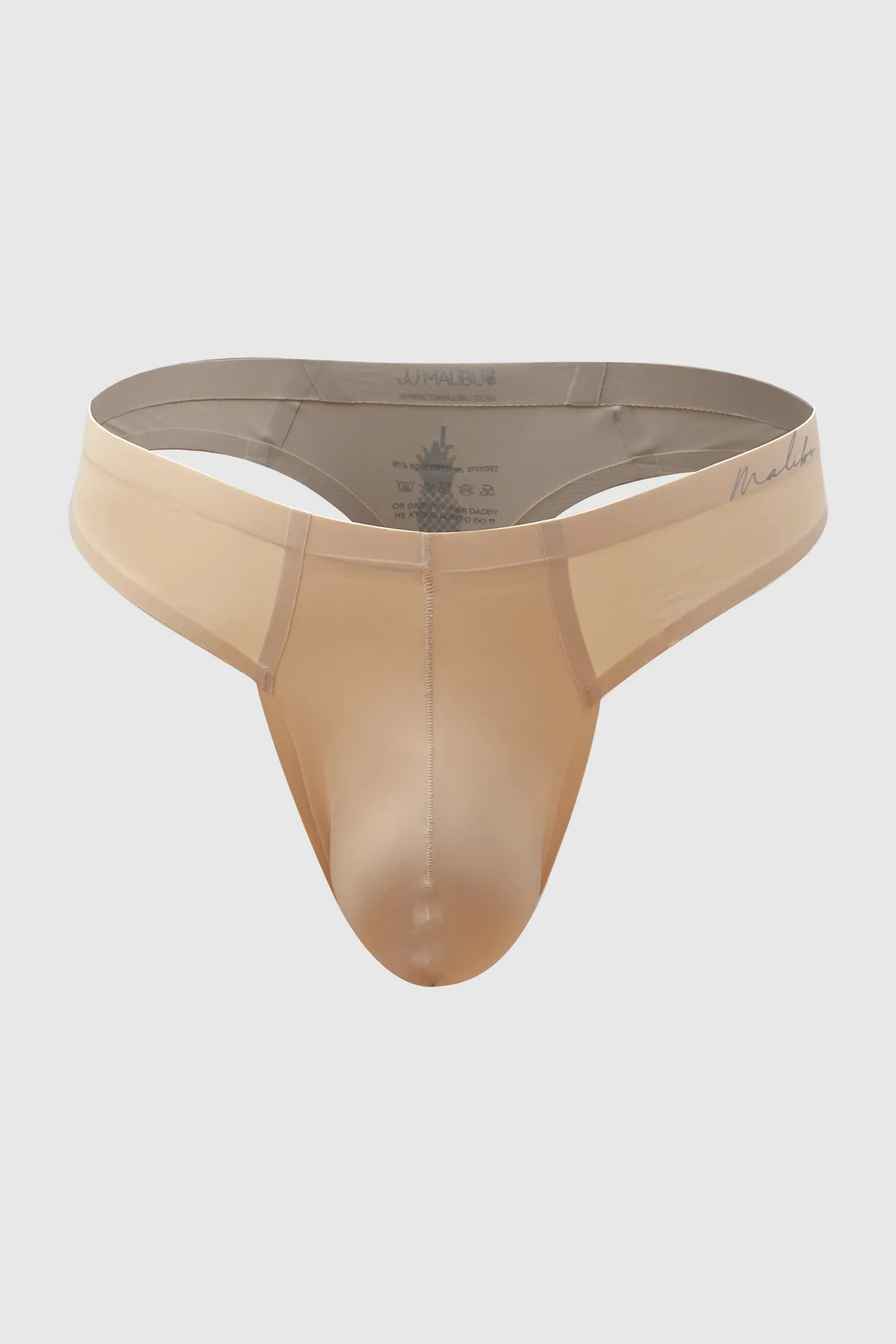 Lose-My-Breath Seamless Thong - Cream