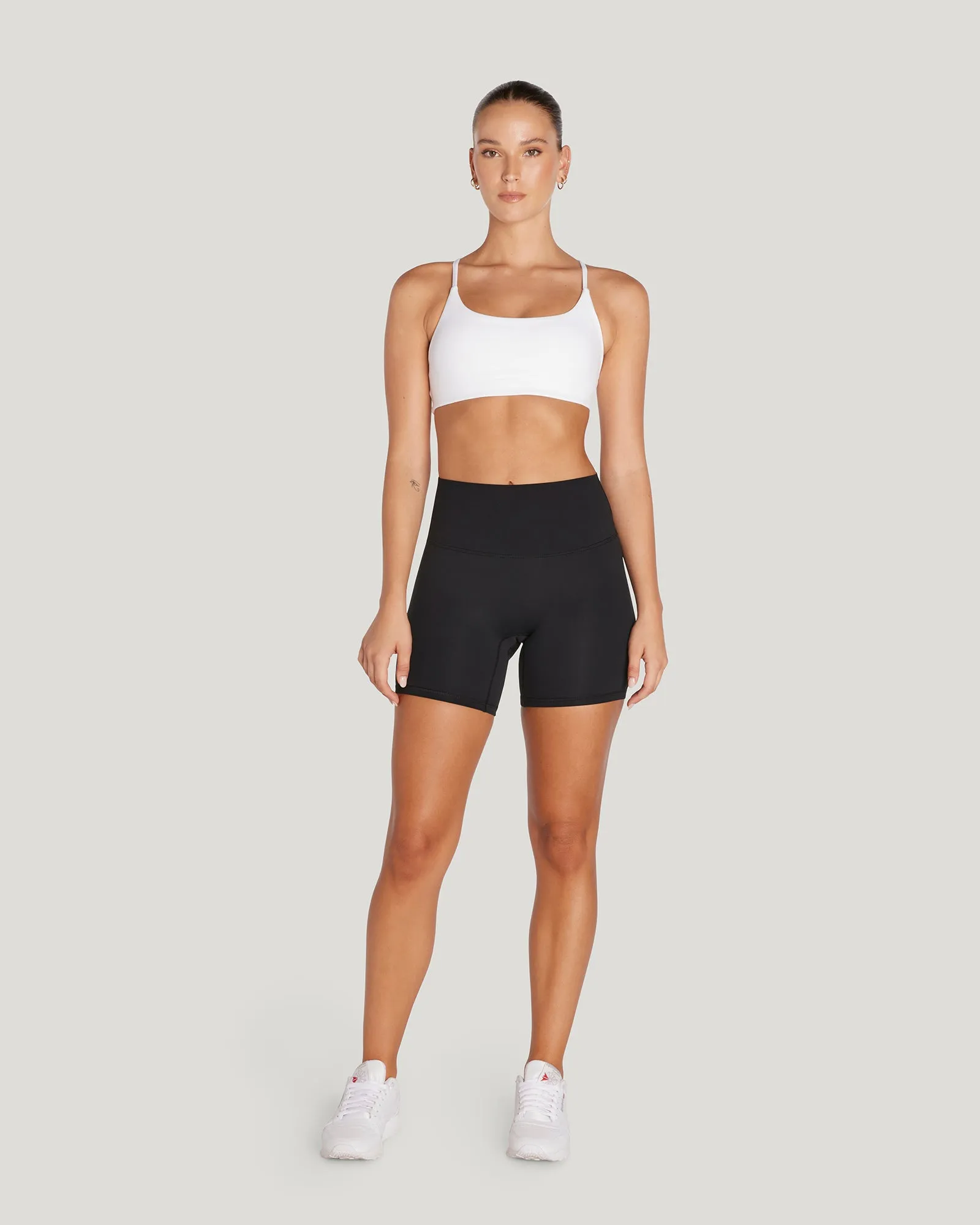 MOTION THIN STRAP BRA - WHITE