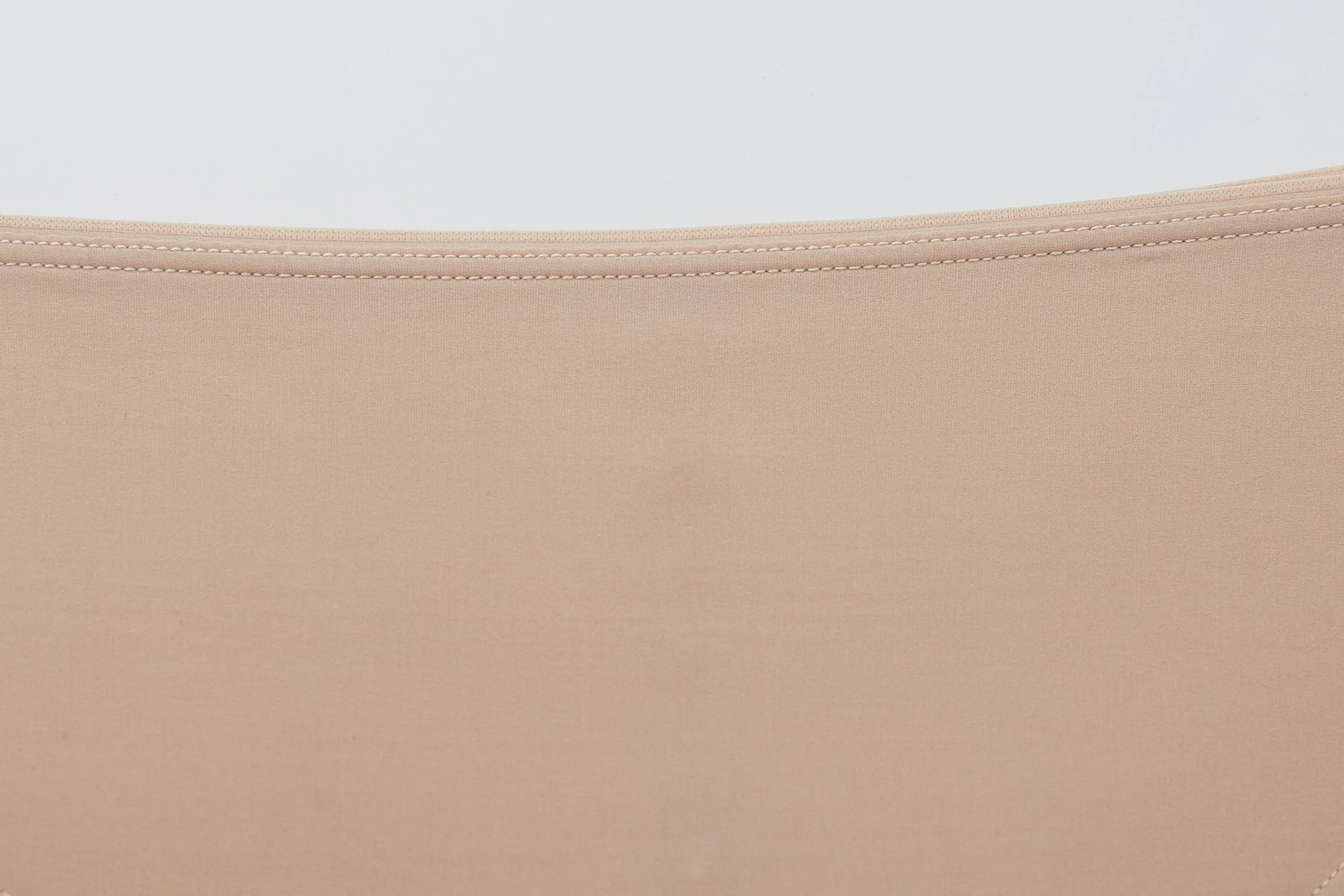 Nude Tulle Mid Waist Brief