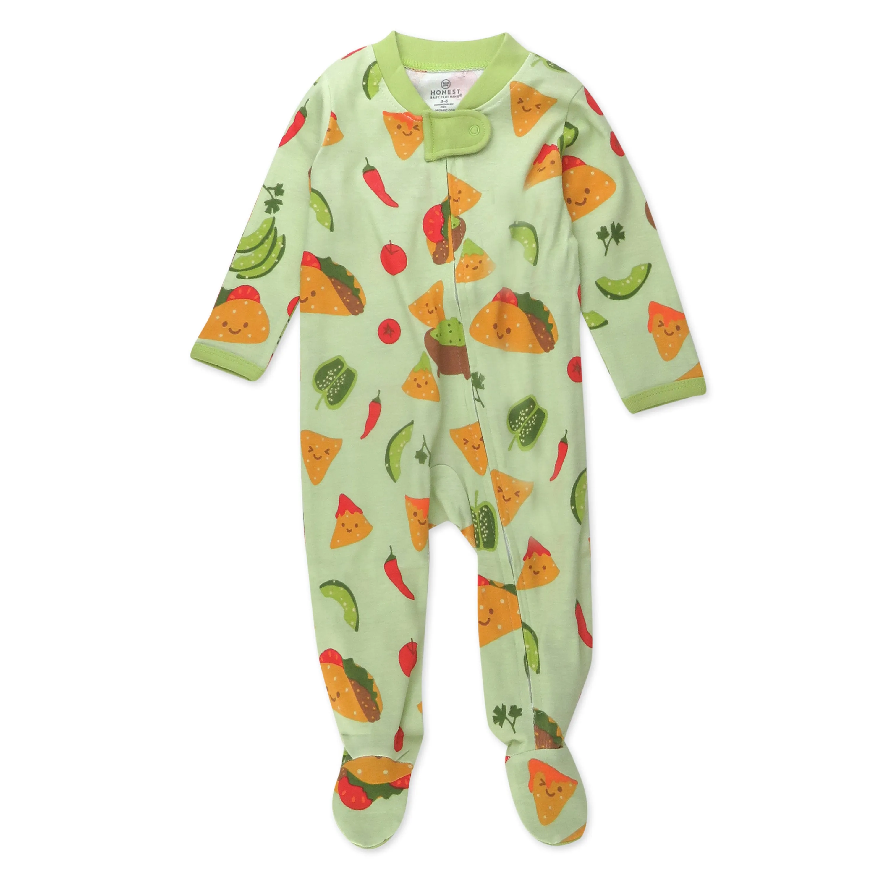Organic Cotton Fun Foods Pajamas For Babies & Toddlers