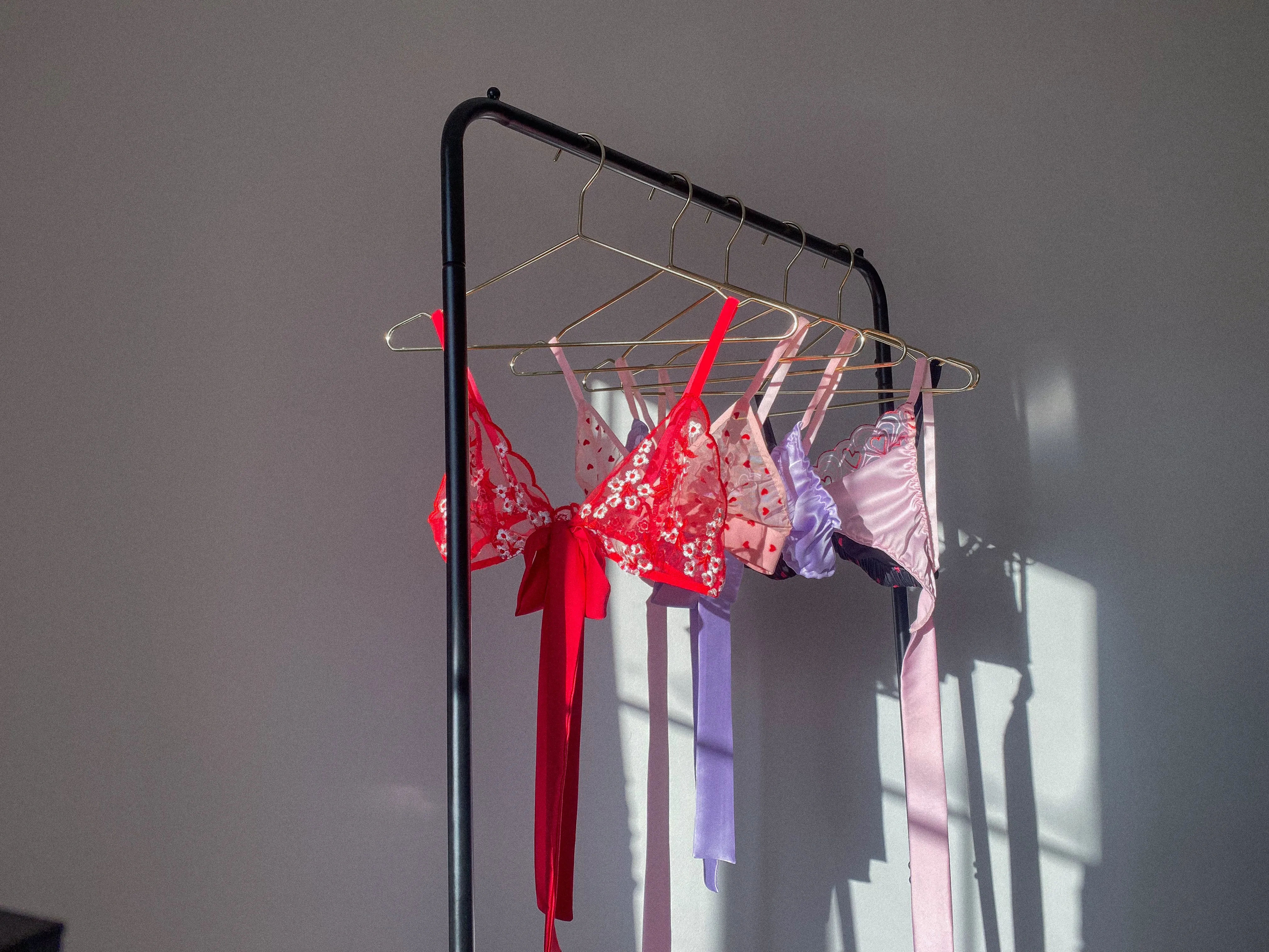Rouge Floral Lace Set