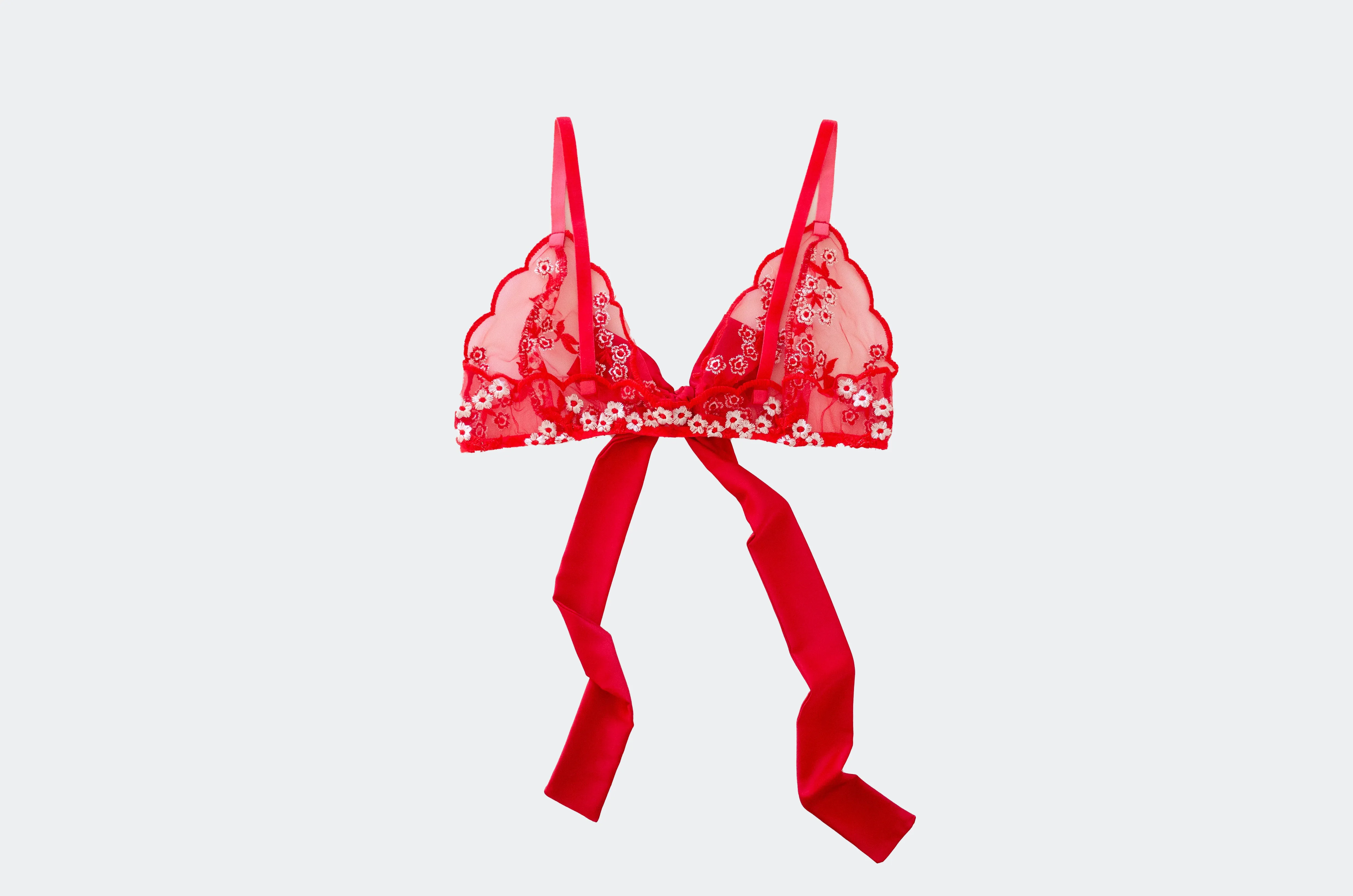 Rouge Floral Lace Set