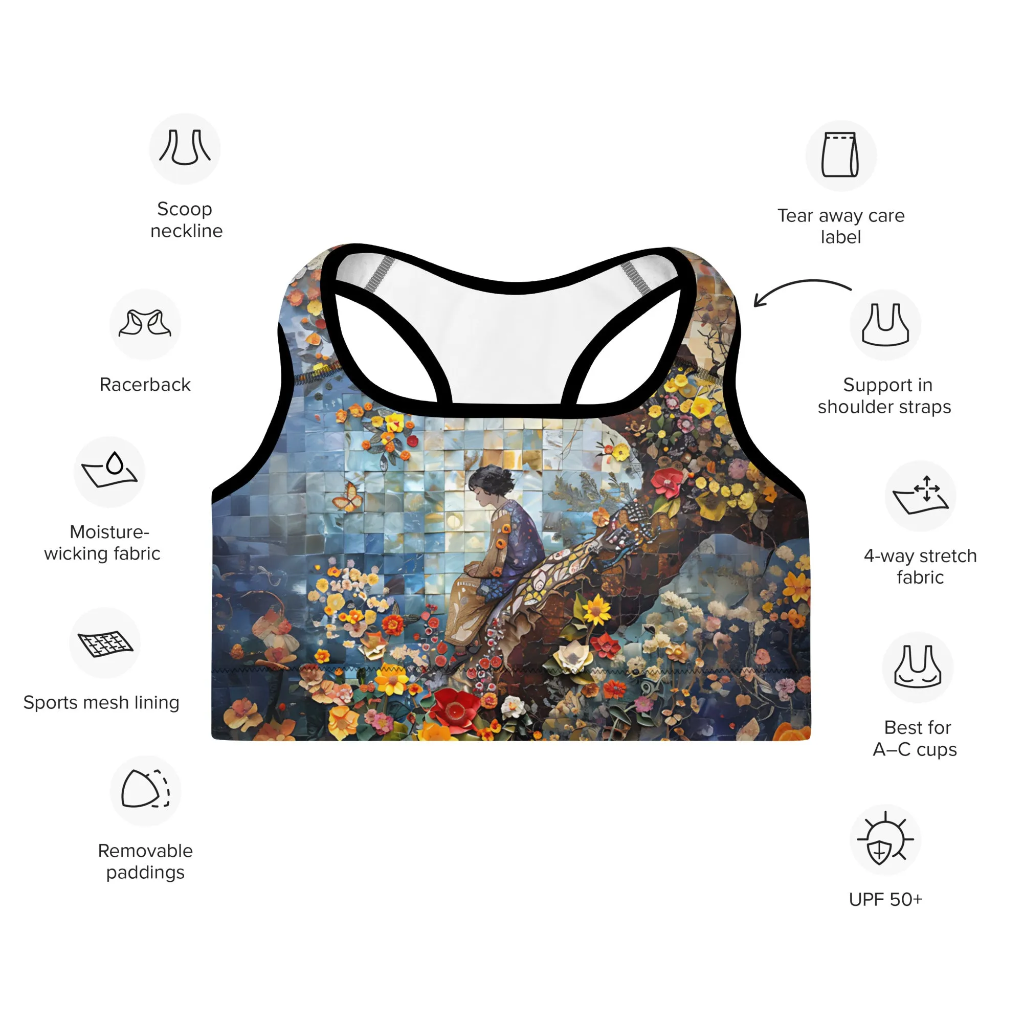 Serene Spirit Padded Sports Bra