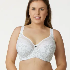 Signature Print Premium Support Bra  - Ice Rose