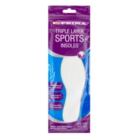 Triple Layer Sports Insoles Single Pair