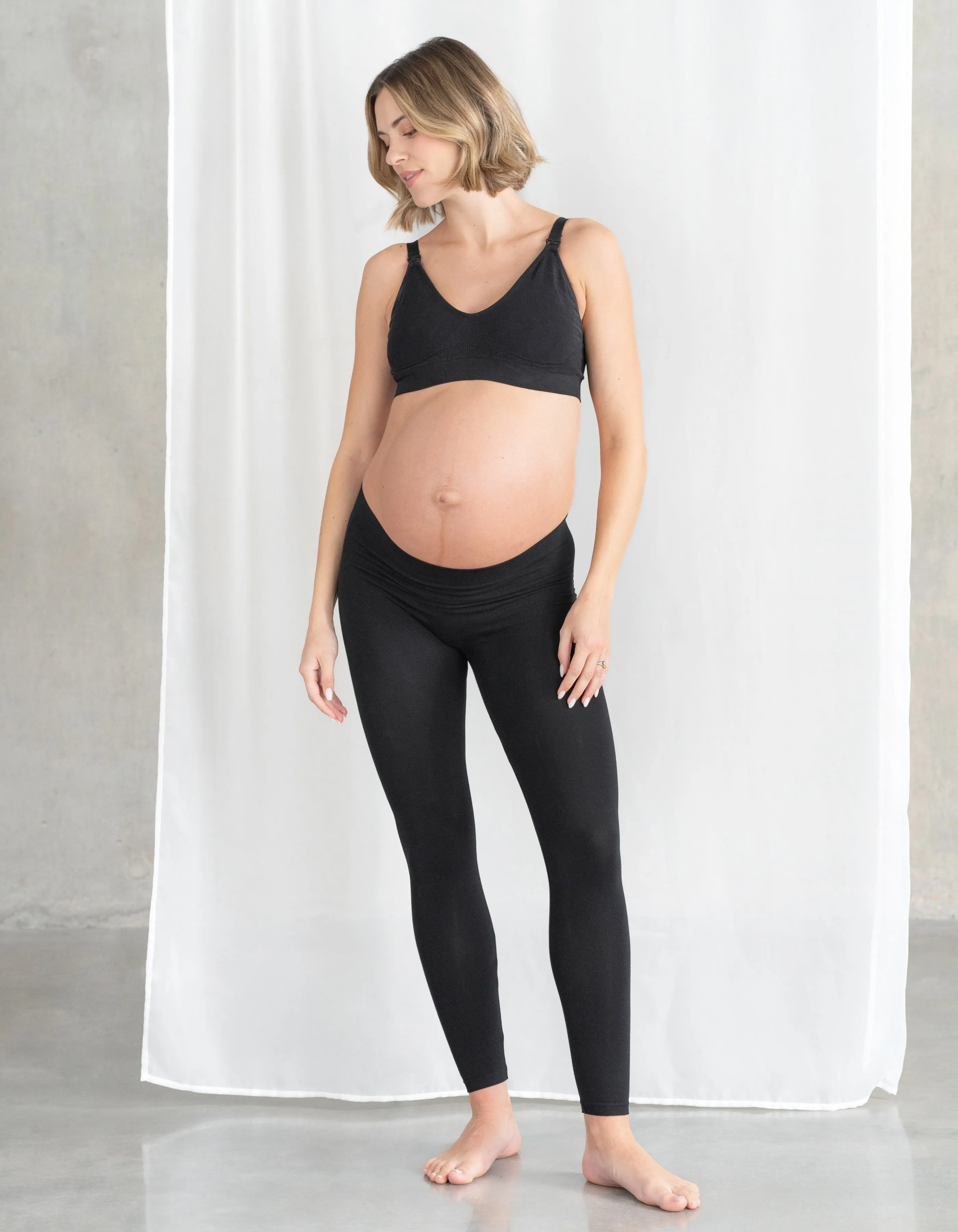 Twin Pack Seamless Bamboo Maternity-to-Nursing Bras