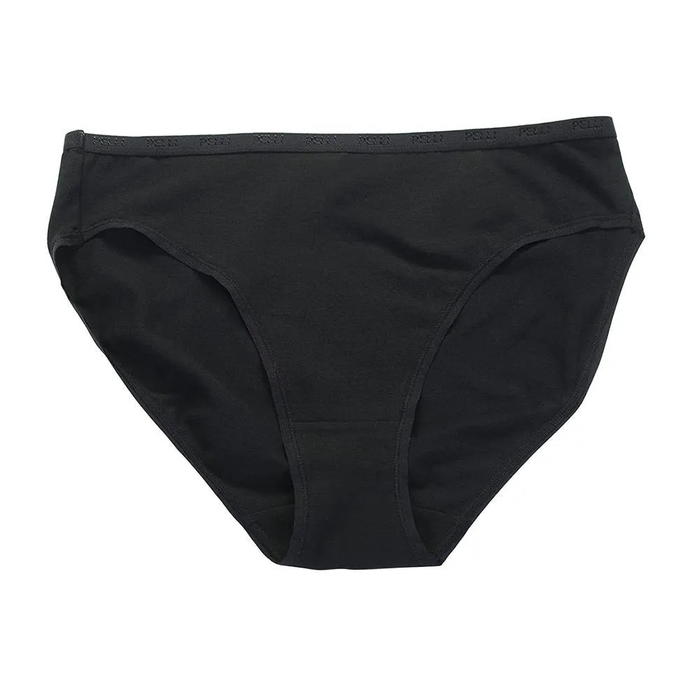 Woman's Cotton Spandex Hi-cut Plain Briefs 8-pack