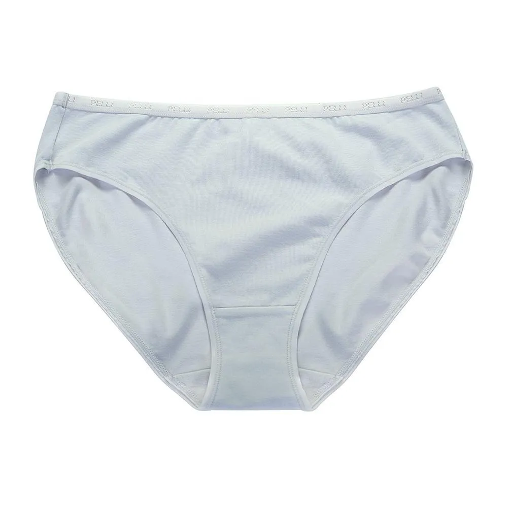 Woman's Cotton Spandex Hi-cut Plain Briefs 8-pack