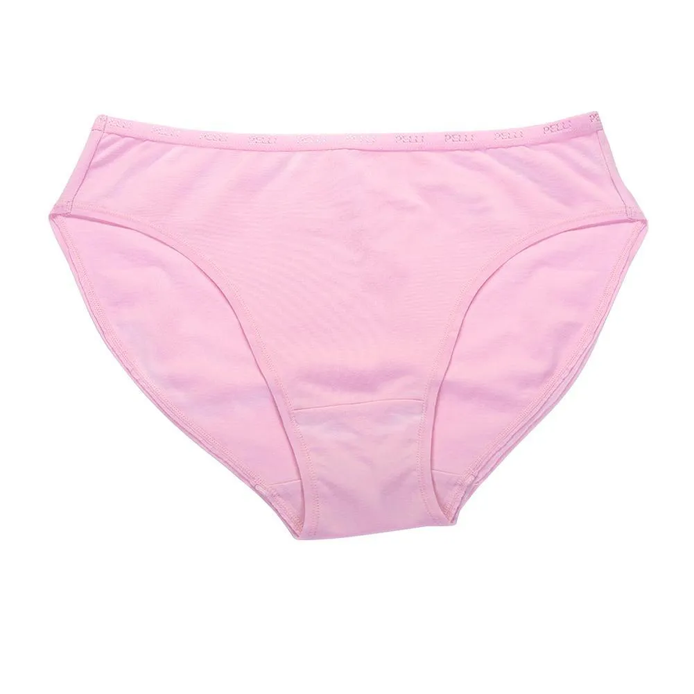 Woman's Cotton Spandex Hi-cut Plain Briefs 8-pack
